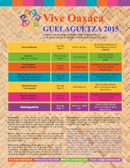 Guelaguetza 2015 Week events